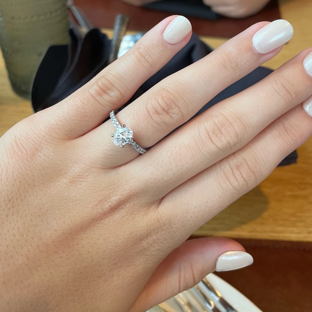 1/4 ctw Engagement Ring Band Only Without Diamond from Reeds Jewelers